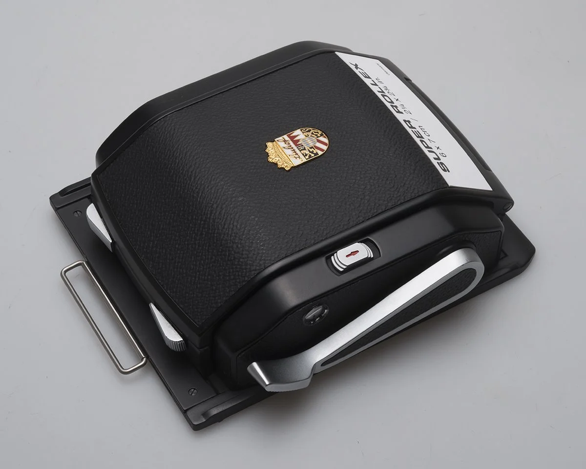 Linhof 6x7 Super Rollex Film back for 4x5 Cameras Excellent Fully